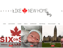 Tablet Screenshot of likeanewhome.com